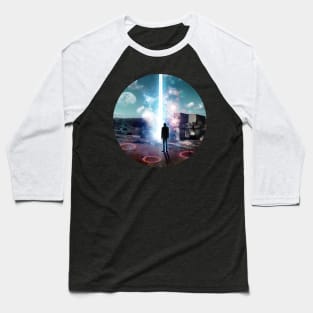 Light Beam Drilling Baseball T-Shirt